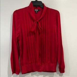 DKNY Red Women's Top